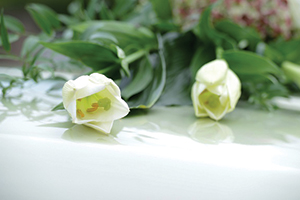 Fleurs Cimetière dans Rouen